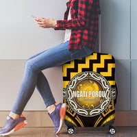 Aotearoa Ngati Porou Luggage Cover Maori Iwi Poutama Puhoro Tattoo