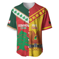 Custom Rugby Papua New Guinea and Lebanon Baseball Jersey PNG Kumuls Cedars Together