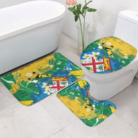 Malampa Fiji Day Bathroom Set 10 October Together We Grow Grunge Tapa Motifs