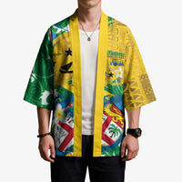 Malampa Fiji Day Kimono 10 October Together We Grow Grunge Tapa Motifs