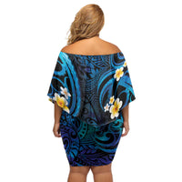 French Polynesia Tetiaroa Atoll Off Shoulder Short Dress Polynesian Curves Style LT14 - Polynesian Pride