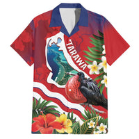 Personalised Kiribati Tarawa Atoll Family Matching Tank Maxi Dress and Hawaiian Shirt Frigate Bird With Map Tropical Style