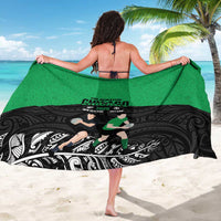 New Zealand and Ireland Rugby Sarong Chicago 2025 Go All Black Shamrocks - Polynesian Pride