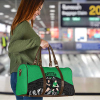New Zealand and Ireland Rugby Travel Bag Chicago 2025 Go All Black Shamrocks - Polynesian Pride