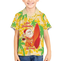 Aloha Hawaii Christmas Hawaiian Shirt Mele Kalikimaka Funny Santa Palaka Quilt Motifs - Polynesian Pride