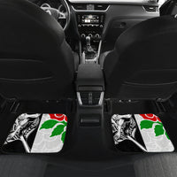 New Zealand And England Rugby Car Mats 2023 World Cup All Black Combine Red Roses LT14 - Polynesian Pride