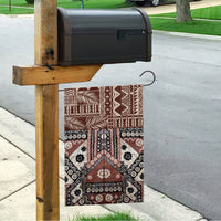 Bula Fiji Garden Flag Unique Masi Tapa Pattern LT14