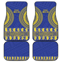 Fakaalofa Lahi Atu Niue Car Mats Siapo Pattern With Puakenikeni