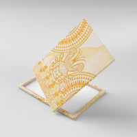 Niue Language Week Canvas Wall Art The Rock Coconut Crab - Siapo Gold Pastel