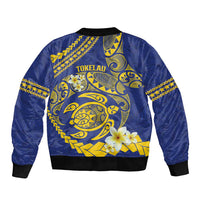 Te Vaiaho o te Gagana Tokelau Bomber Jacket Polynesian Turtle - Malo Ni!