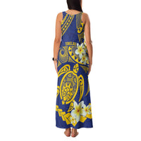 Te Vaiaho o te Gagana Tokelau Family Matching Tank Maxi Dress and Hawaiian Shirt Polynesian Turtle - Malo Ni!
