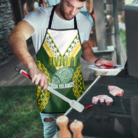 Avaiki Cook Islands Rugby Apron Kuki Airani Tatau Green - Polynesian Pride