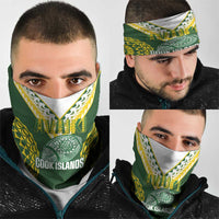 Avaiki Cook Islands Rugby Neck Gaiter Kuki Airani Tatau Green - Polynesian Pride