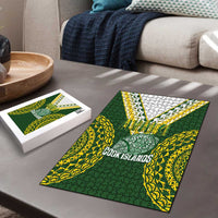 Avaiki Cook Islands Rugby Puzzle Kuki Airani Tatau Green - Polynesian Pride
