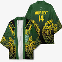 Custom Avaiki Cook Islands Rugby Kimono Kuki Airani Tatau Black - Polynesian Pride