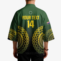 Custom Avaiki Cook Islands Rugby Kimono Kuki Airani Tatau Black - Polynesian Pride