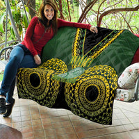 Avaiki Cook Islands Rugby Quilt Kuki Airani Tatau Black LT14 - Polynesian Pride