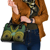 Avaiki Cook Islands Rugby Shoulder Handbag Kuki Airani Tatau Black LT14 - Polynesian Pride