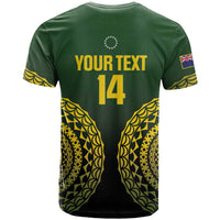 Custom Avaiki Cook Islands Rugby T Shirt Kuki Airani Tatau Black LT14 - Polynesian Pride