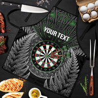 Personalised New Zealand Darts Apron Dartboard Maori Fern Puhoro Art - Polynesian Pride