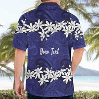 Personalised Cook Islands Pukapuka Hawaiian Shirt Tiare Maori Polynesian Waves Tattoo LT14 - Polynesian Pride