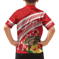 Kingdom Of Tonga Emancipation Day Hawaiian Shirt Tongan Ngatu With Kumete Red LT14 - Polynesian Pride