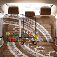 Kingdom Of Tonga Emancipation Day Back Car Seat Cover Tongan Ngatu With Kumete Brown