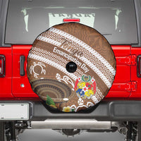 Kingdom Of Tonga Emancipation Day Spare Tire Cover Tongan Ngatu With Kumete Brown