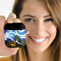 Kekeru New Zealand Matariki AirPods Case Kukupa Kowhai Maori New Year Blue Version LT14 - Polynesian Pride