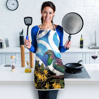 Kekeru New Zealand Matariki Apron Kukupa Kowhai Maori New Year Blue Version LT14 - Polynesian Pride
