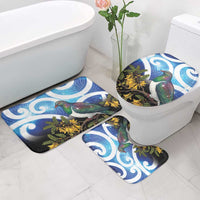 Kekeru New Zealand Matariki Bathroom Set Kukupa Kowhai Maori New Year Blue Version LT14 - Polynesian Pride
