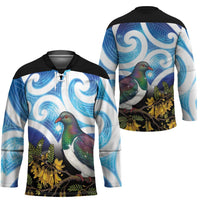 Kekeru New Zealand Matariki Hockey Jersey Kukupa Kowhai Maori New Year Blue Version LT14 - Polynesian Pride