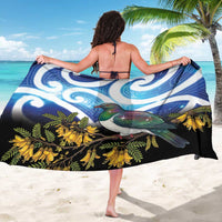 Kekeru New Zealand Matariki Sarong Kukupa Kowhai Maori New Year Blue Version LT14 - Polynesian Pride