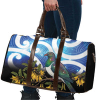 Kekeru New Zealand Matariki Travel Bag Kukupa Kowhai Maori New Year Blue Version LT14 - Polynesian Pride