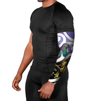 Kekeru New Zealand Matariki Arm Sleeves Kukupa Kowhai Maori New Year Purple Version LT14 - Polynesian Pride