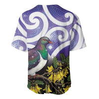 Kekeru New Zealand Matariki Baseball Jersey Kukupa Kowhai Maori New Year Purple Version LT14 - Polynesian Pride