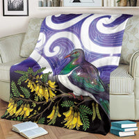 Kekeru New Zealand Matariki Blanket Kukupa Kowhai Maori New Year Purple Version LT14 - Polynesian Pride
