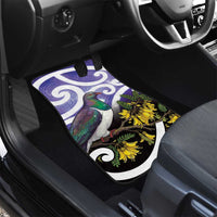 Kekeru New Zealand Matariki Car Mats Kukupa Kowhai Maori New Year Purple Version LT14 - Polynesian Pride