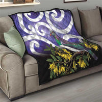 Kekeru New Zealand Matariki Quilt Kukupa Kowhai Maori New Year Purple Version LT14 - Polynesian Pride