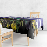 Kekeru New Zealand Matariki Tablecloth Kukupa Kowhai Maori New Year Purple Version LT14 - Polynesian Pride