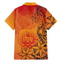 French Polynesia Manta Ray Tattoo Family Matching Mermaid Dress and Hawaiian Shirt Tahiti Hahalua Tiare Maori Gradient Style