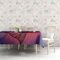 Guam Blue Marlin Fishing Tablecloth Guahan Fish Hook Tattoo
