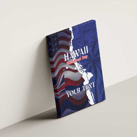 Personalized Hawaii Statehood Day Canvas Wall Art 66th Anniversary - Polynesian Pride