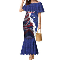 Personalized Hawaii Statehood Day Mermaid Dress 66th Anniversary - Polynesian Pride