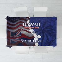 Personalized Hawaii Statehood Day Tablecloth 66th Anniversary - Polynesian Pride