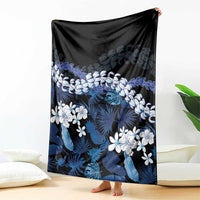 Polu Aloha Hawaii Lei Blanket Tropical Flowers Elegant Vibe - Polynesian Pride