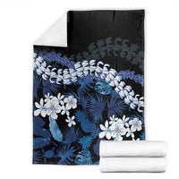Polu Aloha Hawaii Lei Blanket Tropical Flowers Elegant Vibe - Polynesian Pride