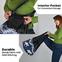 Polu Aloha Hawaii Lei Grocery Bag Tropical Flowers Elegant Vibe - Polynesian Pride