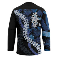 Polu Aloha Hawaii Lei Hockey Jersey Tropical Flowers Elegant Vibe - Polynesian Pride