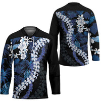 Polu Aloha Hawaii Lei Hockey Jersey Tropical Flowers Elegant Vibe - Polynesian Pride